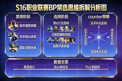 S16职业联赛BP禁选思维拆解分析图