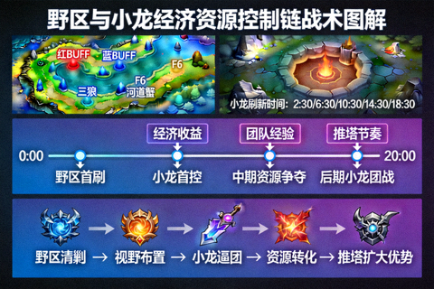 野区与小龙经济资源控制链战术图解